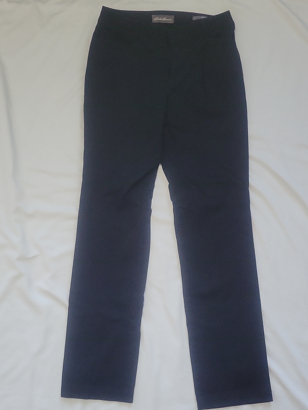 Eddie Bauer Women’s Black Straight-Leg Chinos